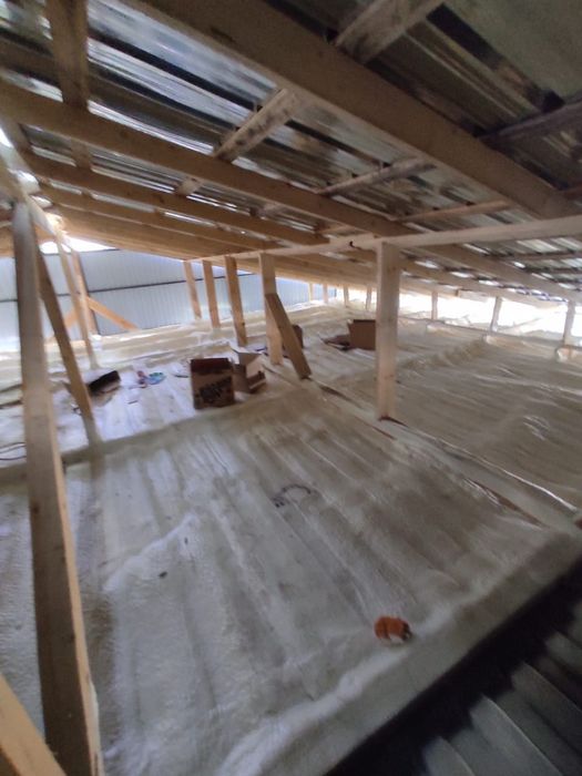 Утепление крыши Алматы пеной