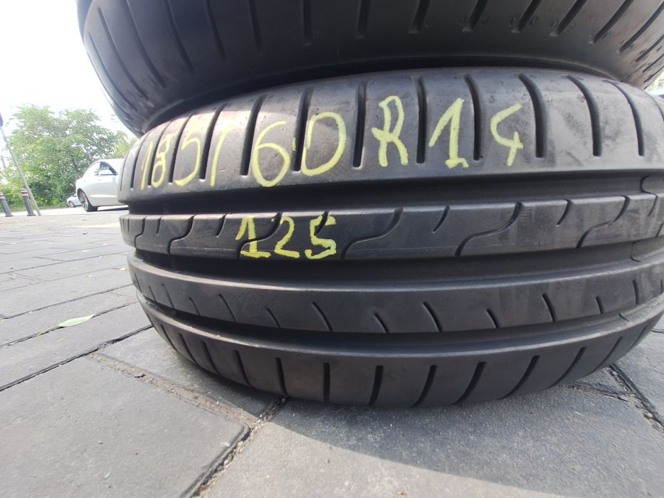 2 anvelope vara 185/60r14 Dunlop Montaj Gratuit