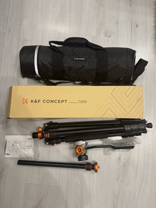 K&F Concept K234A7 + FH-03 – статив / монопод с флуидна глава