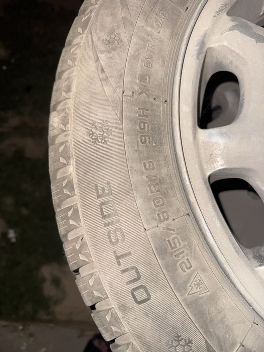 Комплект резины с дисками от W210, W124