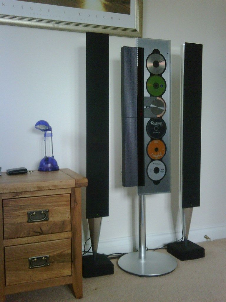 BANG &OLUFSEN Beosound 9000 6 CD Player + 2 Beolab 8000 Speakers + пул ...