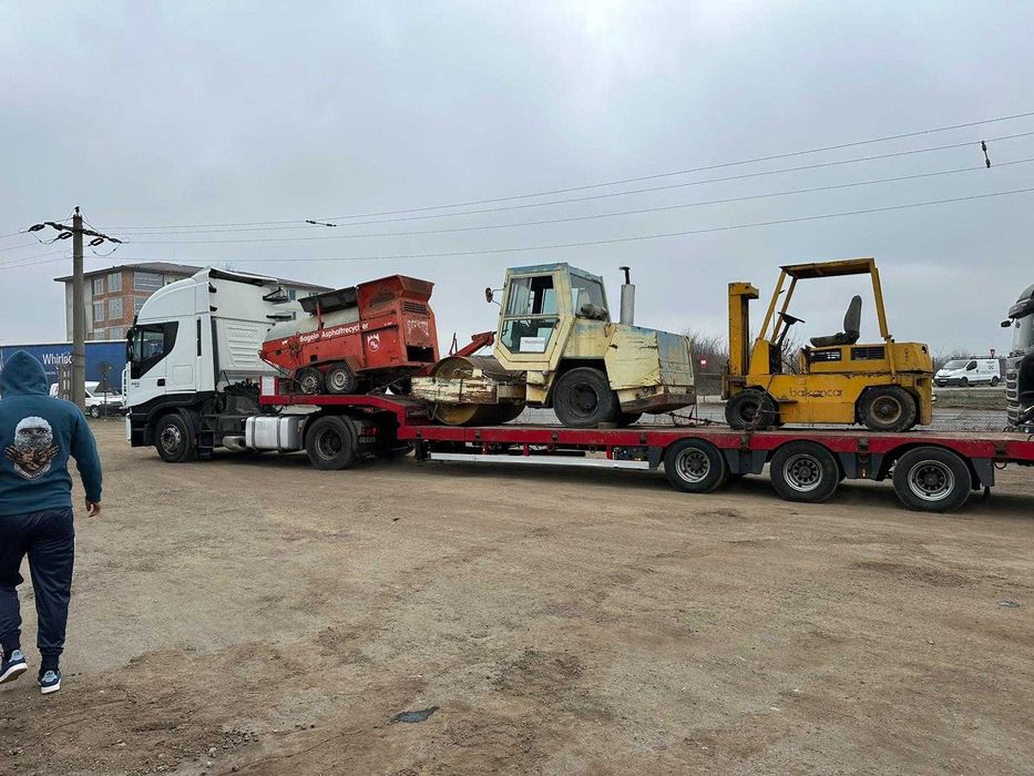 Transport utilaje agricole si construcții - trailer agabaritic