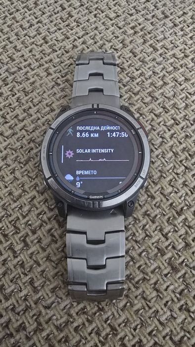 Часовник Garmin Quatix 7X Solar Sapphire Titanium