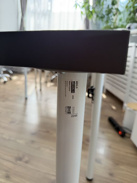Vand 4 mese PAL  IKEA gri antracit cu picioare metlice demontabile