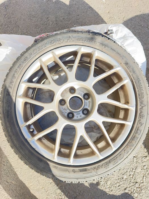 Jante BBS R17 5x112 + anvelope iarnă Dunlop 225/45/17 VW Audi Skoda