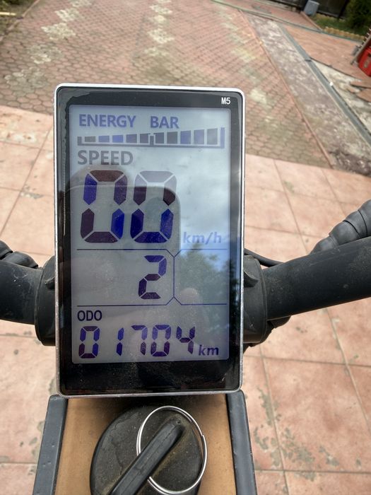 Trotineta cu doua motoare