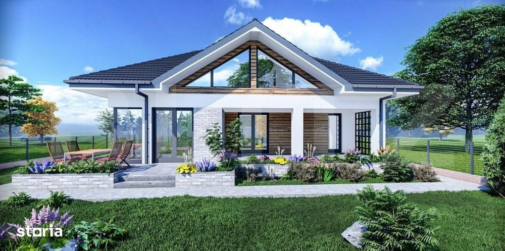 Teren+proiect casa de vanzare in Rasnov