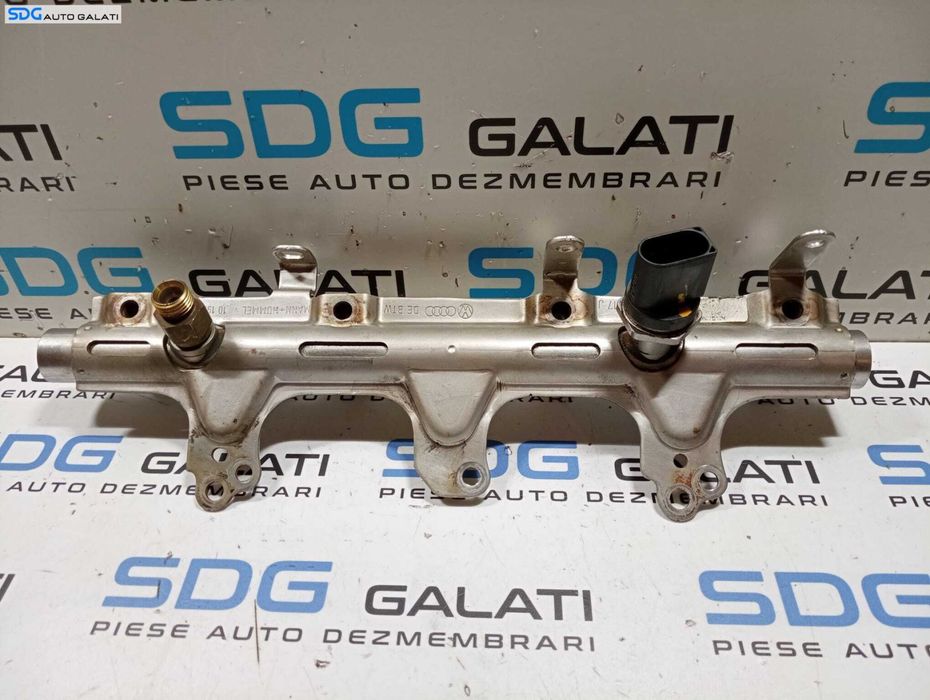 Rampa Presiune Injectoare cu Senzor Presiune Combustibil Audi A4 B8 2.0 TFSI 2010 - 2015 Cod 06J133317J [M4962]