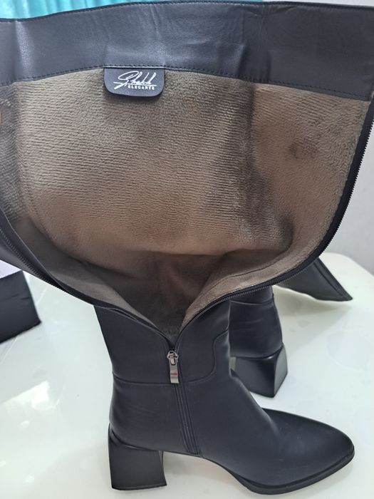 Продам сапоги эко кожа