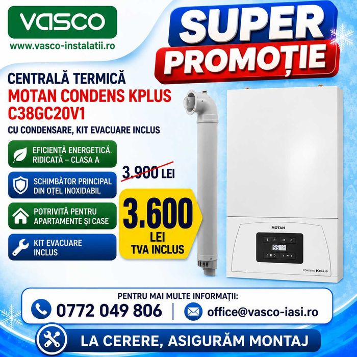 Vindem Centrale termice Motan noi