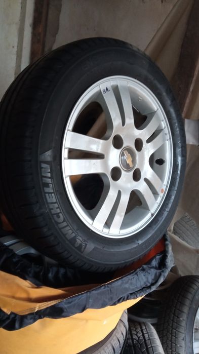 Диски родные от Chevrolet Лачетти на автошинах Мишлем Энерджи Савер
