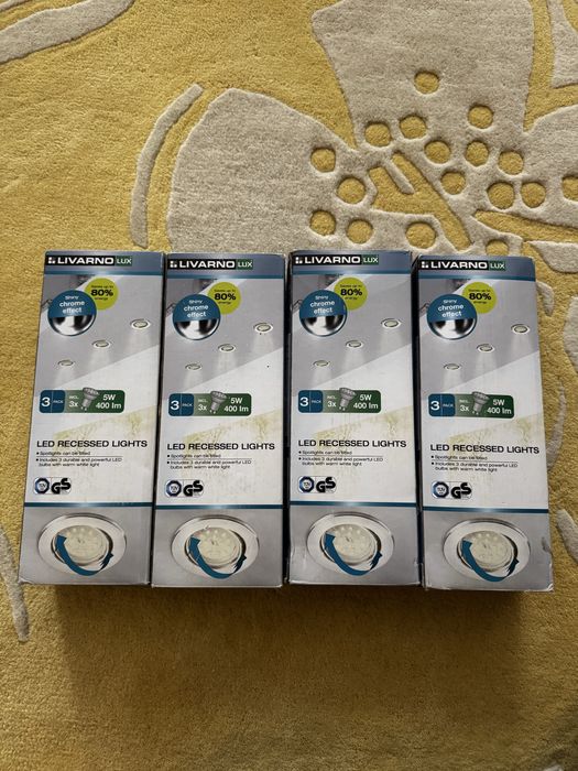 Set 3 spoturi led - Livarno
