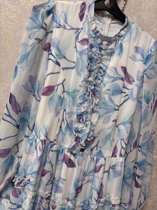 Шифон лазерден матадан  көйлек 19500тг