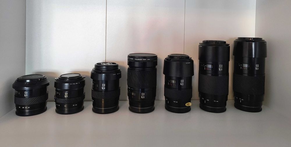 Set de obiective originale Minolta AF
