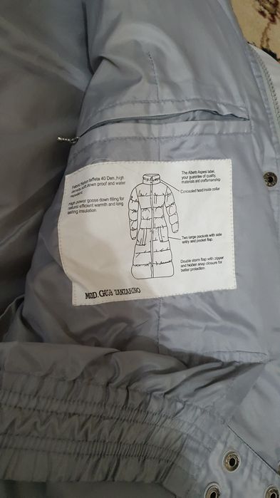 Пуховик пальто женское куртка