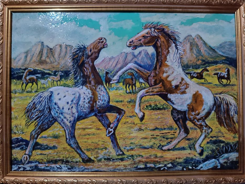 Картина. Масло. С рамкой.