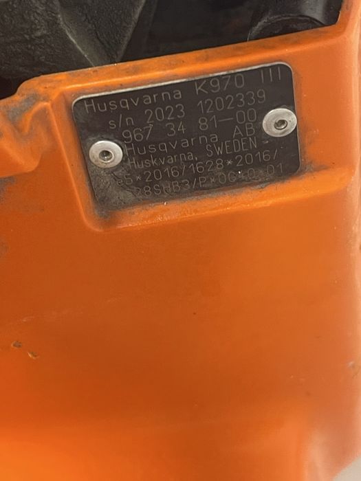 Husqvarna k970 drujba taiat beton metal disk 400 cm