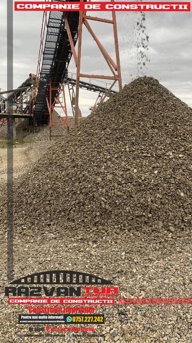 Piatra concasata /Sparta de rau 0-63 Drumuri/Parcari
