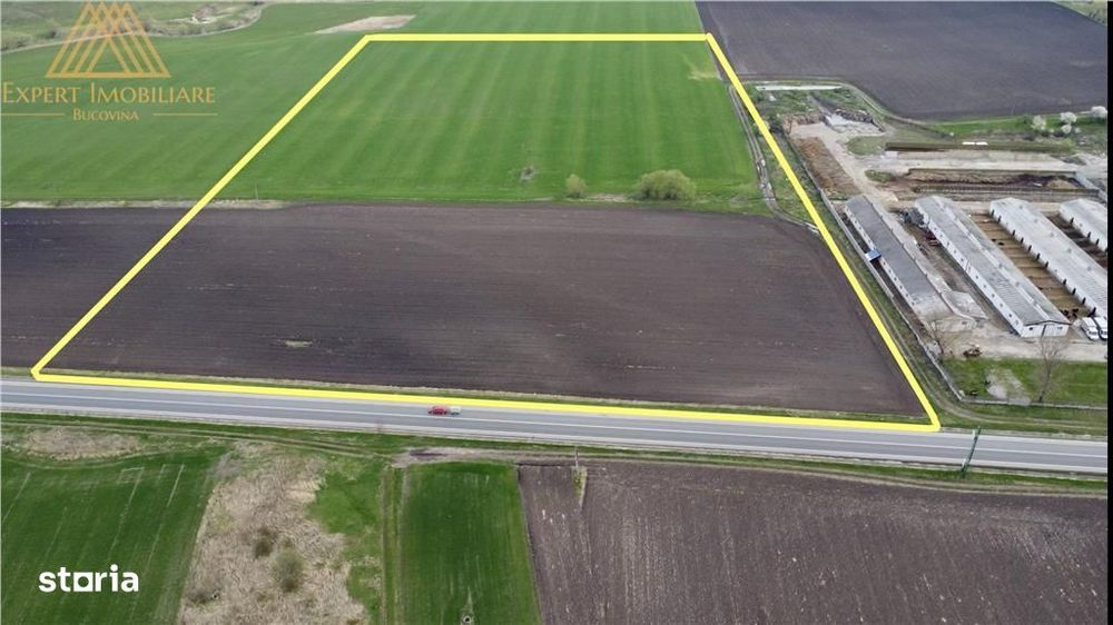 Teren 4Ha la Dn17 deschidere 200m