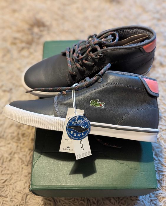 Lacoste Кожени спортни боти 39н. Нови