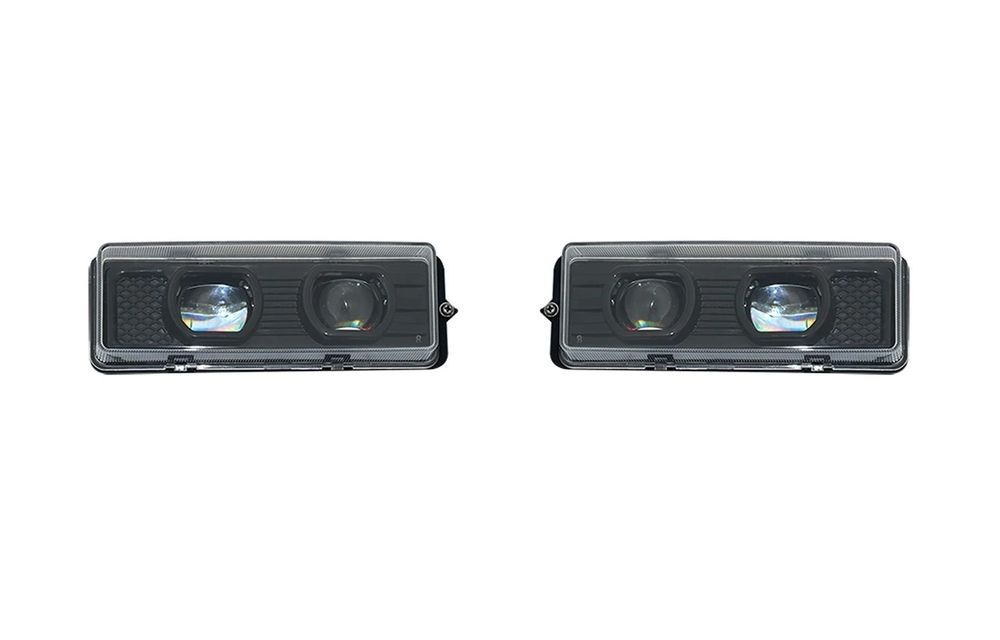 Комплект LED Халогени / Фарове за мъгла с двойна лупа за DAF XF95, 75CF, 85CF – OEM 1328860 / 1328861