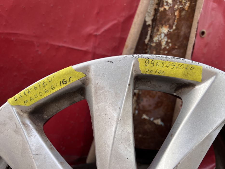 7j 16” Et60 Един брой джанта оригинална за Мазда.