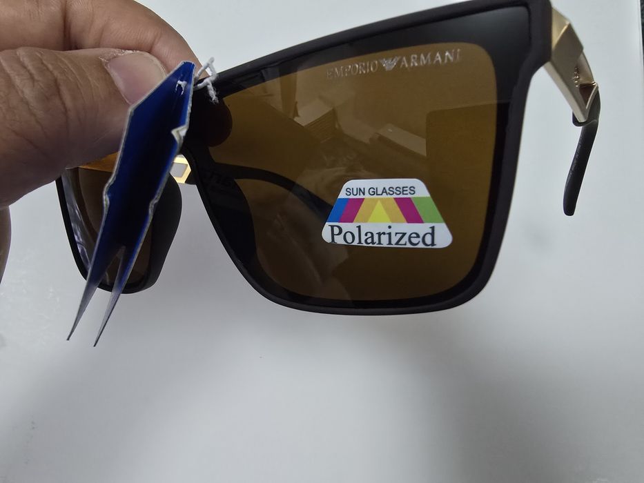 Ochelari de soare Emporio Armani WTP841, brown, new, polarised