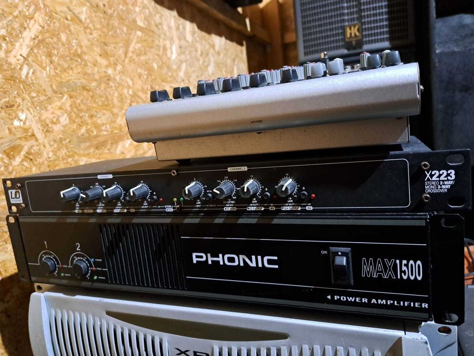 Putere audio Phonic + Boxe 12 inch