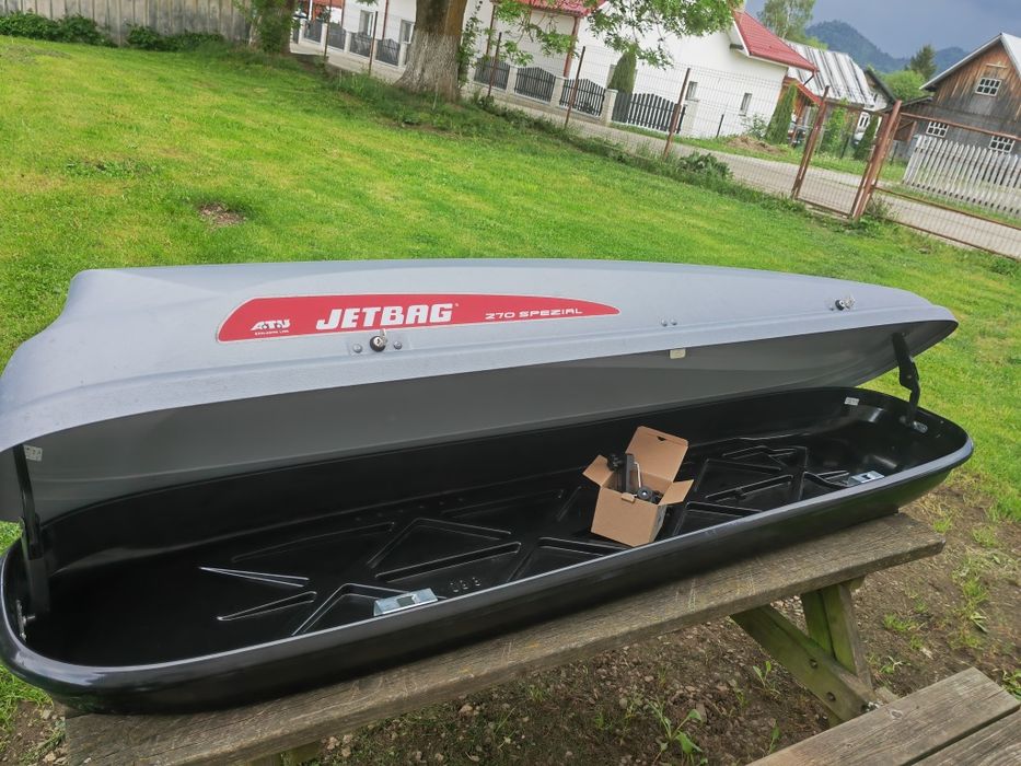 Cutie portbagaj auto ATU Jetbag 270 Spezial – Ca Nouă, Completă (2 chei)