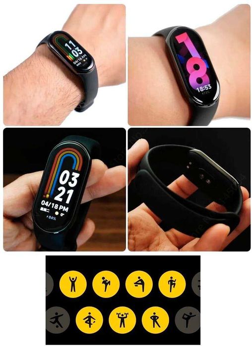 Фитнес-браслет Xiaomi Mi Smart Band 9 (EU, черный)