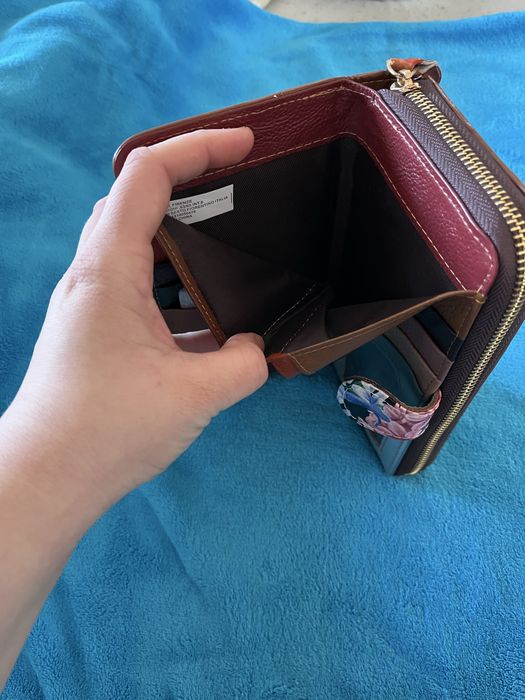 Portofel dama Vera Pelle Italia 10x3x19 cm nou fara eticheta