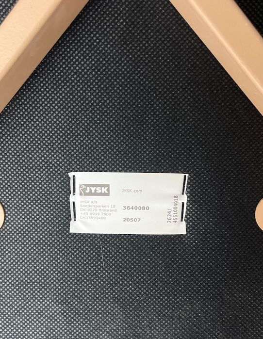 Scaun dining/birou JYSK JONSTRUP gri, lemn stejar, modern, confortabil