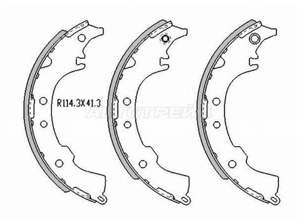 Колодки тормозные Toyota Ipsum