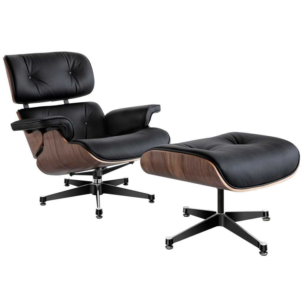 walk Pensive Gasping Fotoliu Eames Lounge Chair cu Otoman furnir nuc piele neagra Bucuresti  Sectorul 3 • OLX.ro
