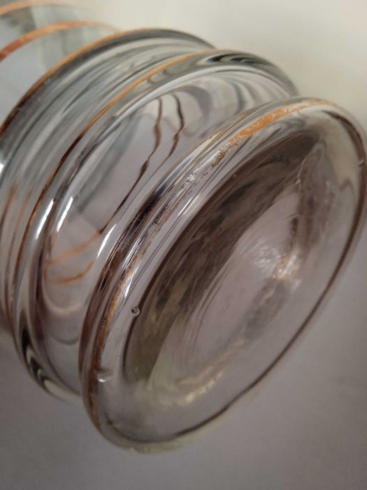 Кана за напитки антик гравиране позлата