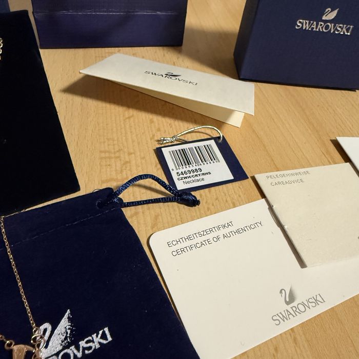 Lantisor Swarovski Dazzling Swam Rose/Gold Pink