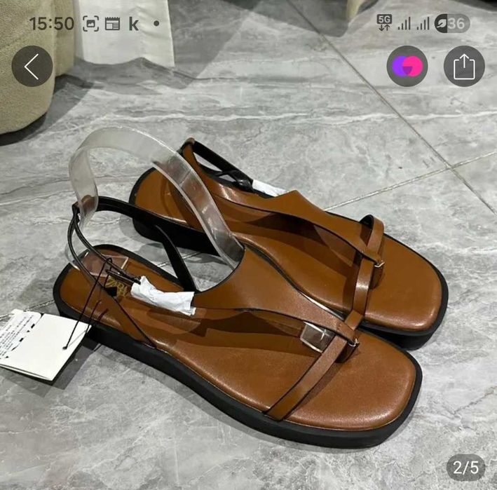 Сандалии Zara летняя обувь