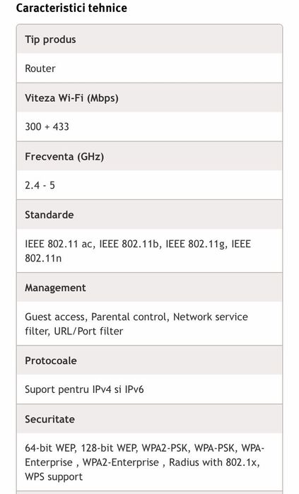 Router ASUS RT-AC53 AC750 Dual Band - Wireless