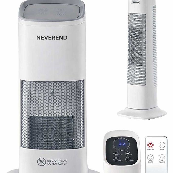 Духалка NEVEREND 2000W с въртене и LED дисплей – ПРОМО