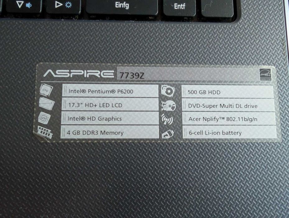 Лаптоп Acer Aspire 7739Z