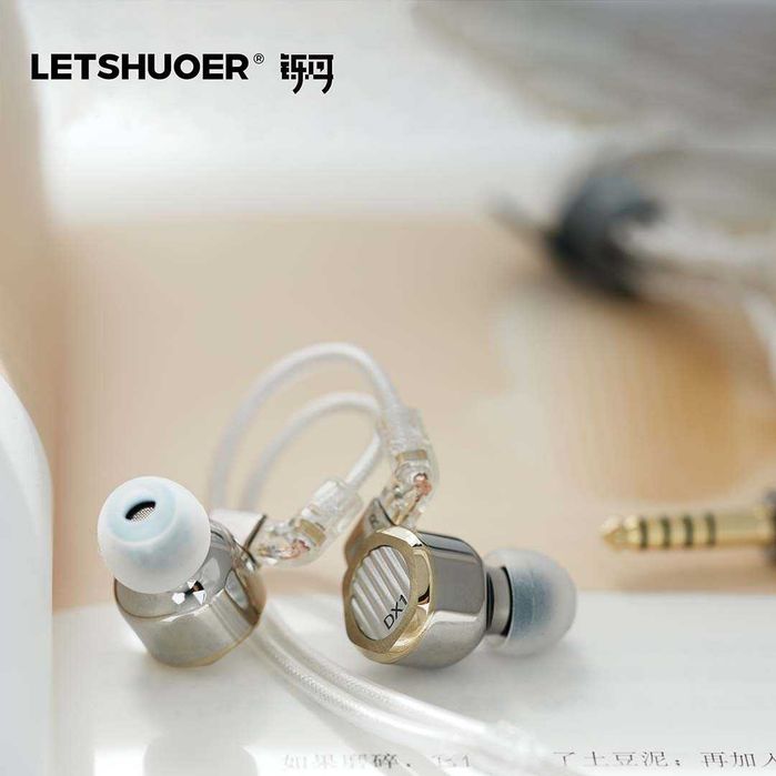 LETSHUOER DX1 IEMS In-Ear Casti HiFi 11mm Dynamic Driver,