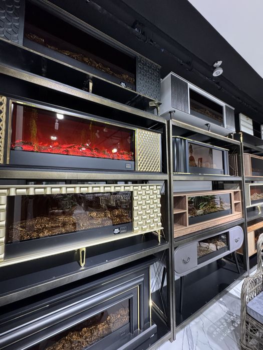 Электрокамины под ТВ