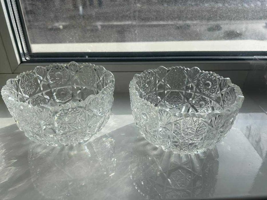 Хрустальная ваза салатница