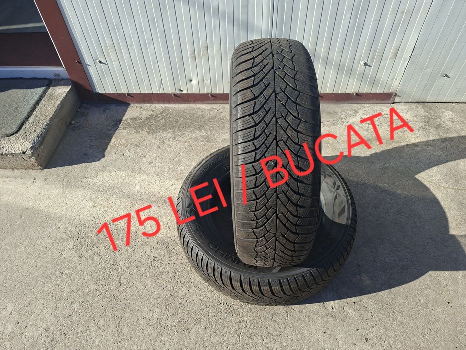 175 lei bucata! Doua anvelope M+S/IARNA 205 65 r16 Kumho WinterCraft dot 2025! 7 mm