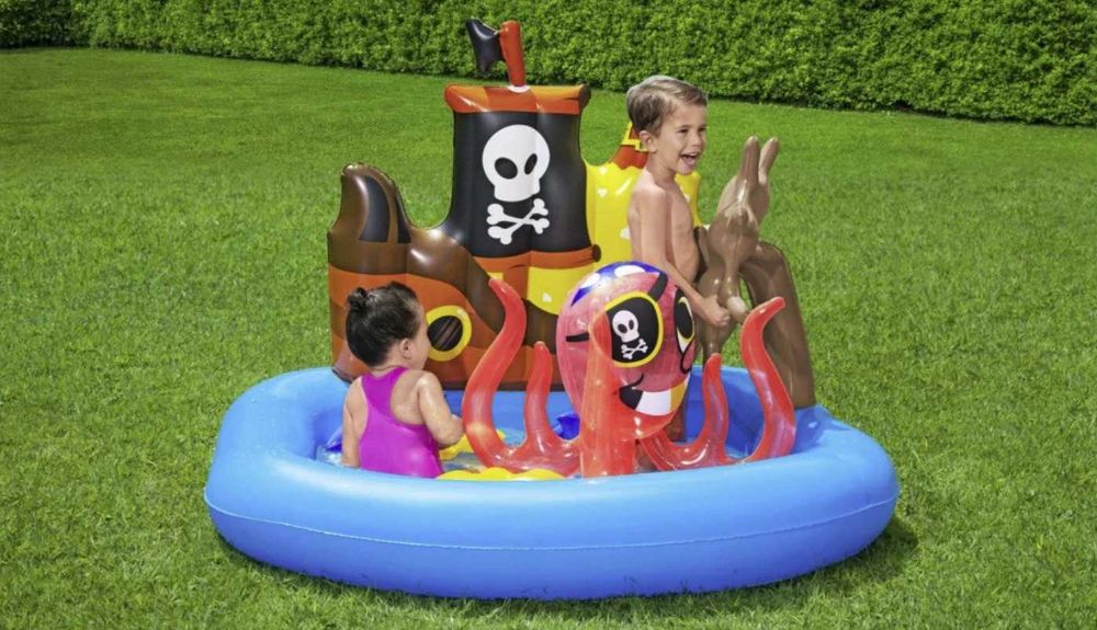 Бассейн надувной-140х130х104 см. 84 литр. Доставка бесплатно