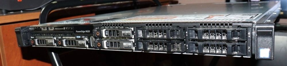 Server Dell PE R630 20 Cores 16Gb DDR4 HBA330 1500W EPP 2x10G+2x1Gb