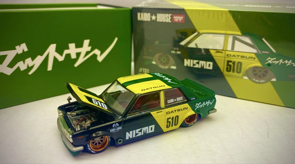 KAIDO HOUSE DATSUN STREET 510 Racing v2 machetă auto scara 1:64 miniGT