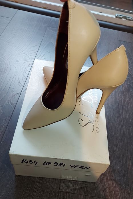 Pantofi din piele, mărimea 35