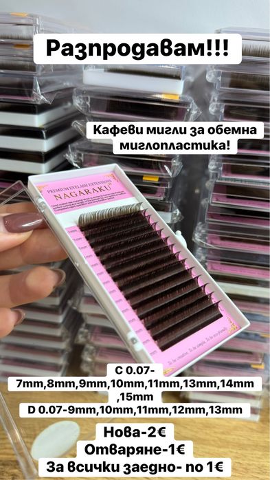 Кафеви мигли миглопластика