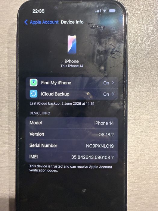 Iphone  14 без забележка